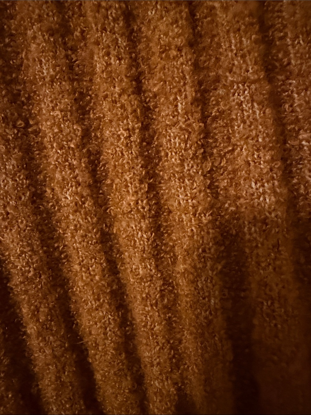 bobeau Rust Crewneck Ribbed Sweater - Picture 4 of 4